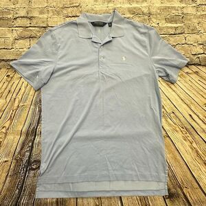 Polo Golf by Ralph‎ Lauren Shirt Men's Sz.M Light Blue Polo 3 Button Collar